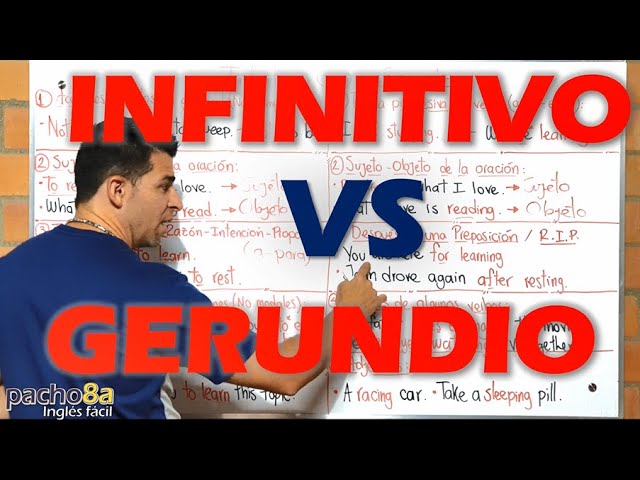 Prueba El Uso Del Infinitivo O Gerundio 0519