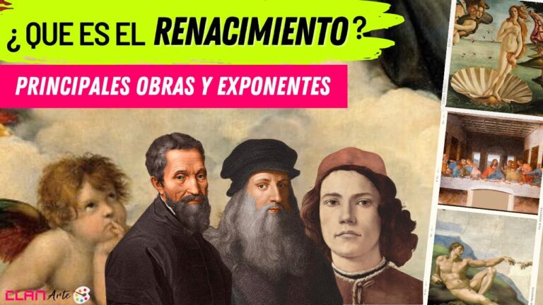 Las obras más importantes del Renacimiento