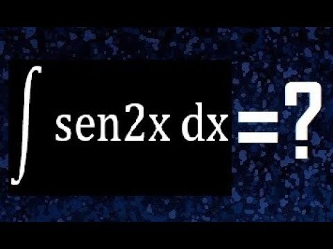 Cálculo de la integral del seno de 2x