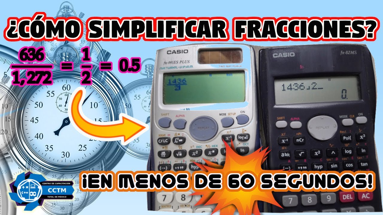 Cómo simplificar fracciones en una calculadora