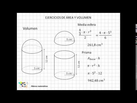 Ejercicios de áreas y volúmenes para 2º de ESO