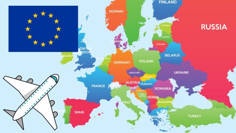 Mapas de la Unión Europea con sus capitales: descubre la geografía del ...