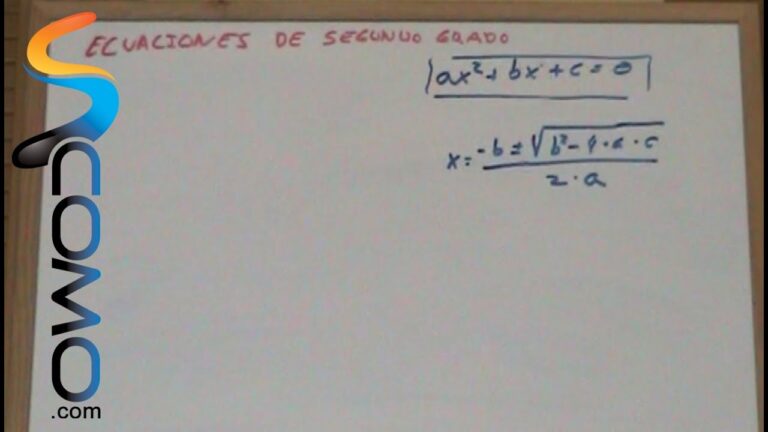 Segundo 2º Resolviendo ecuaciones de segundo grado en 2º de ESO – Educación y ...