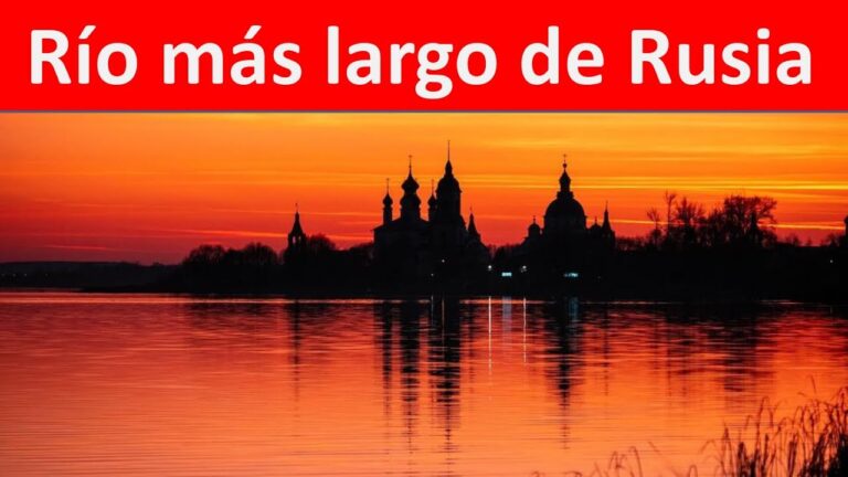 El río más largo de Siberia Rusia