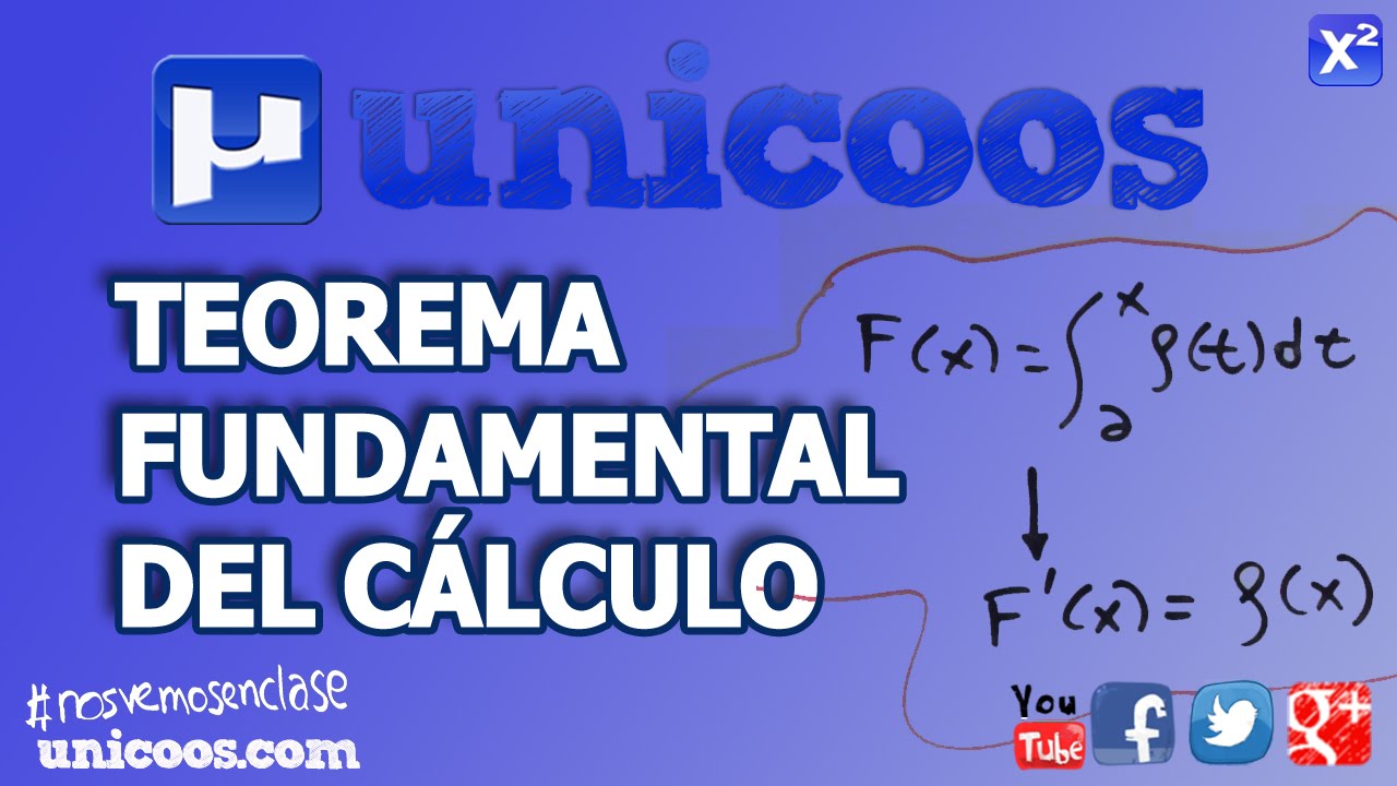 El teorema fundamental del cálculo en unicoos