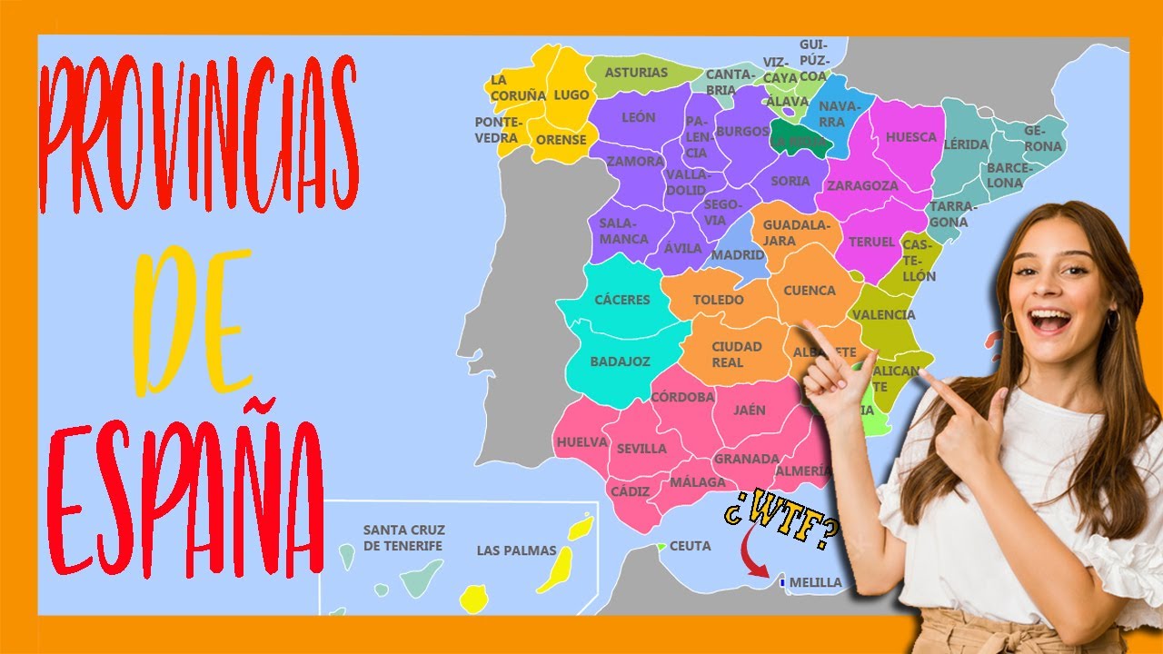 Mapa Interactivo De España Con Provincias Y Capitales