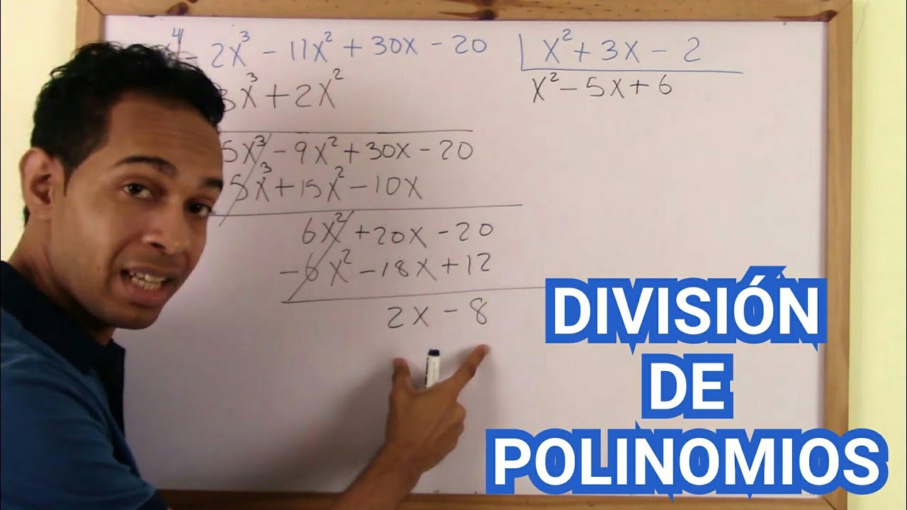 Calculador de división de polinomios