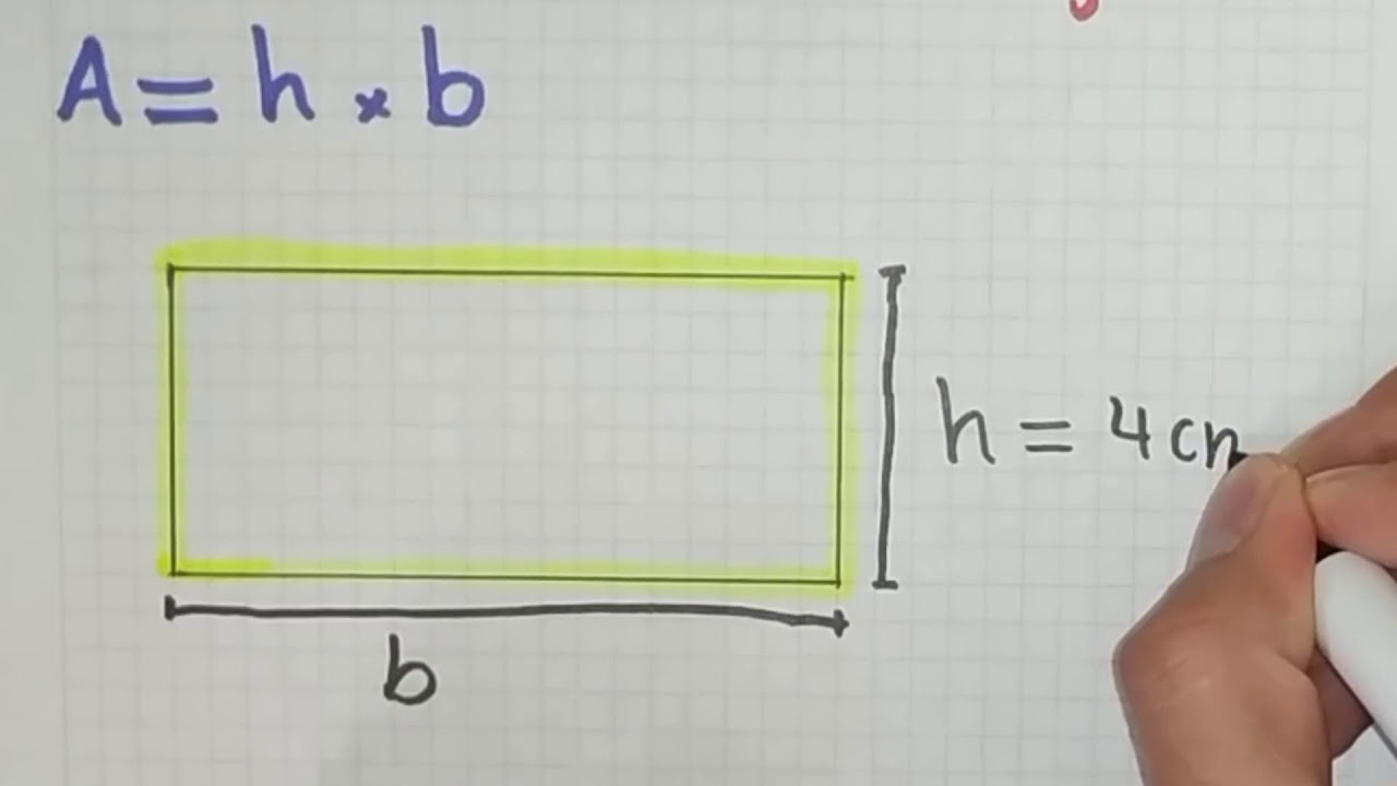 Cómo calcular el área de un rectángulo