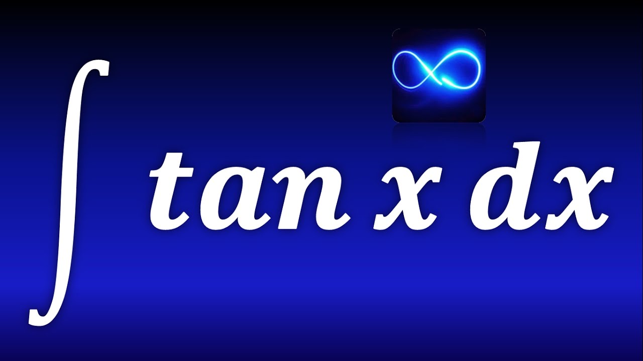 La integral de la tangente de x