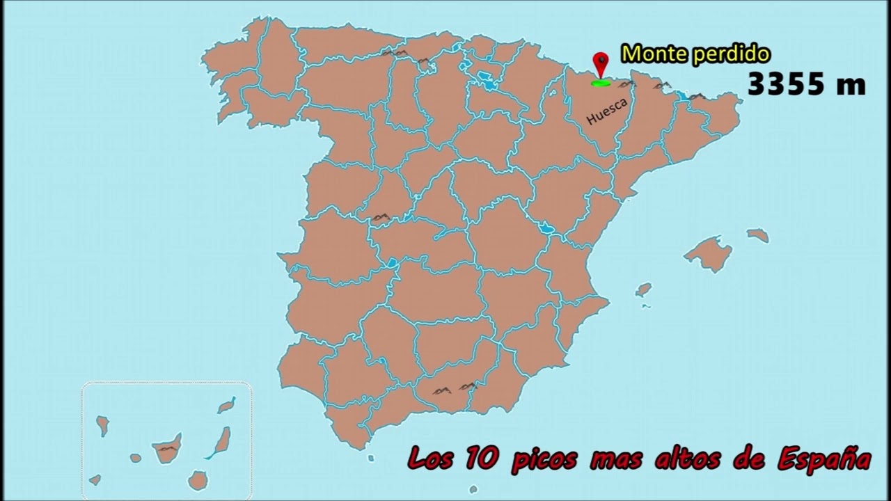 Los picos más altos de España
