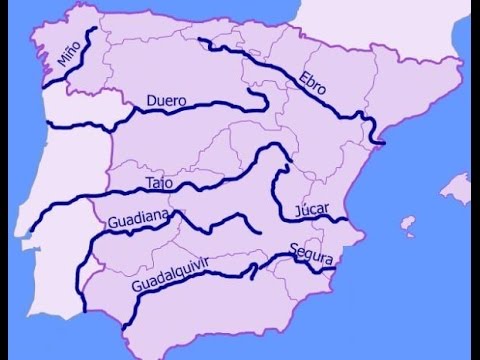 Los principales afluentes del río Miño
