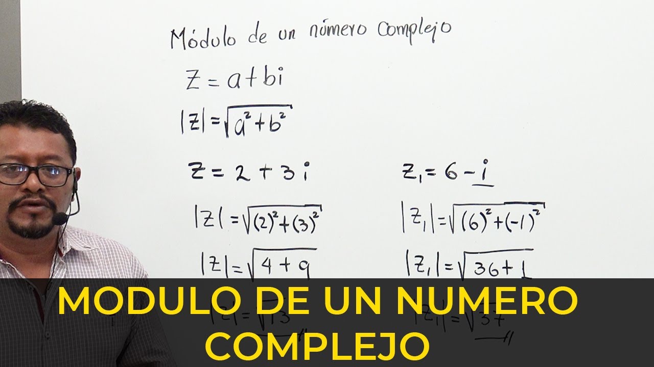 Cálculo del módulo de un número complejo