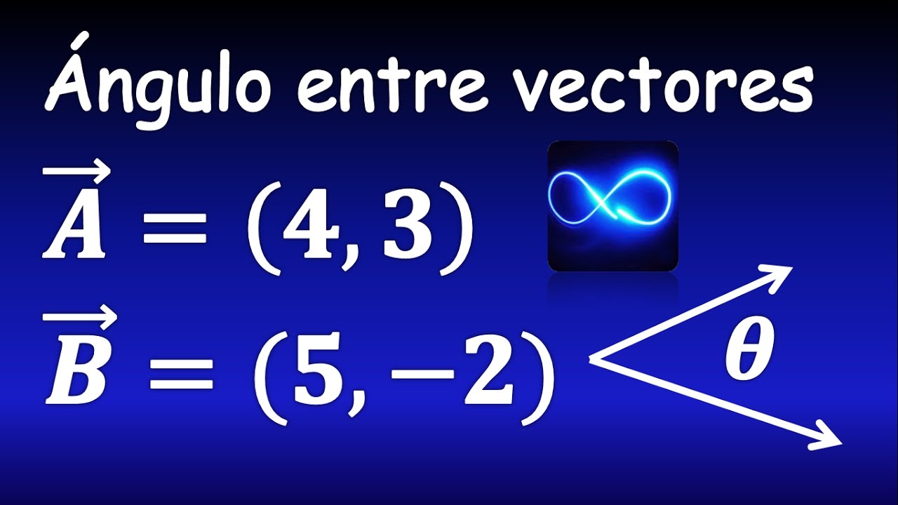 Cómo calcular el ángulo entre dos vectores