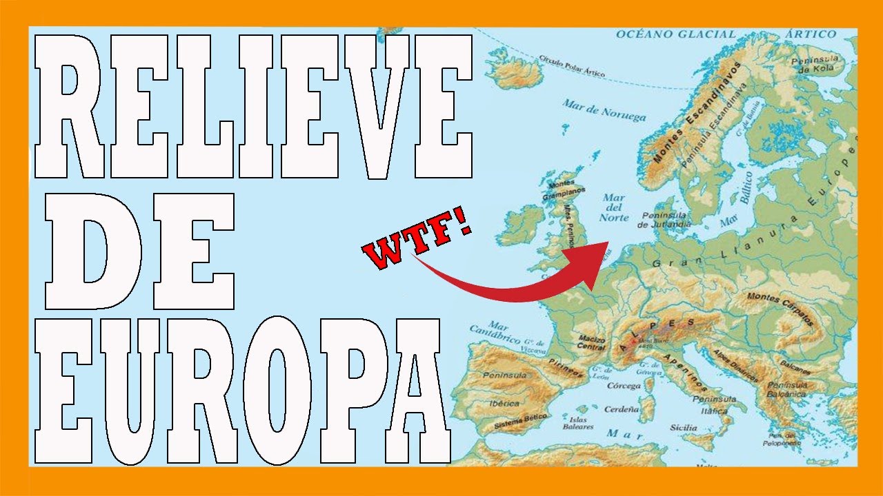 Descubre el mapa de ríos de Europa