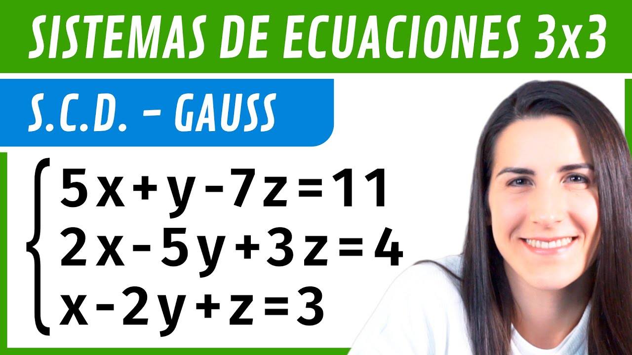 Método de Gauss para resolver sistemas de ecuaciones