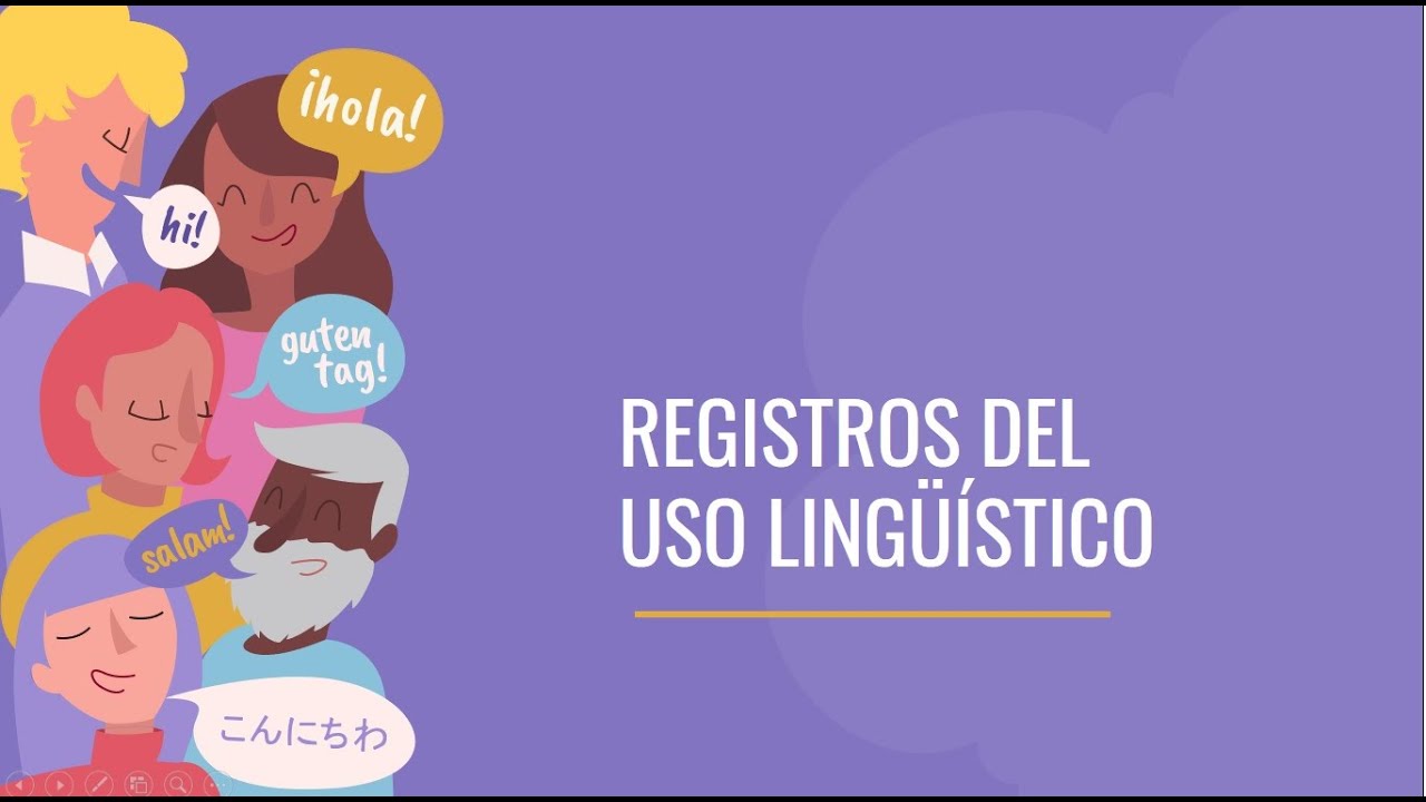 ¿Qué es el registro lingüístico y cómo se utiliza?